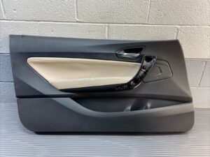 2014-2021 BMW F23 M235i Front Left Door Card Panel Beige Leather OEM *NOTE*