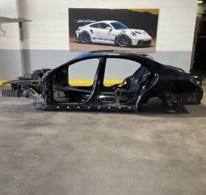 2014-2021 Mercedes S550 W222 Sedan Front Left Frame Horn Structure Cut OEM