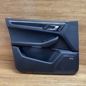 2015-2021 Porsche Macan Left Front Door Panel Trim Cover Card Black OEM