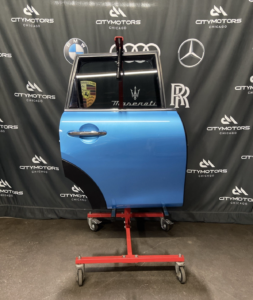 2015-2025 Mini Cooper F55 Rear Right Door Shell Assembly W/ Glass Blue B46 OEM