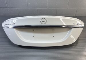 2016-2021 Mercedes C63 W205 Trunk Lid Convertible White Rear Panel OEM *NOTE*