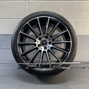 2017-2024 Mercedes C300 C205 Wheel Alloy Rear Black Rim 19×8.5 OEM *NOTE*
