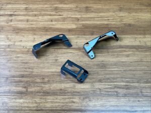 2018-2024 Ferrari Portofino F164 Body Bracket Mounting Black Steel SET Of 3 OEM