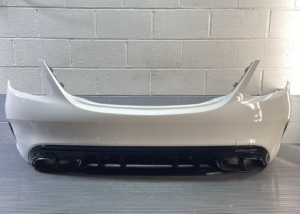 2019-2021 Mercedes C63 W205 Bumper Cover Assembly White Rear Side OEM *NOTE*
