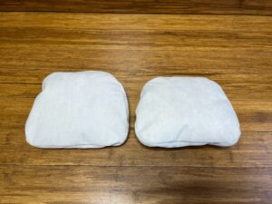 2019-2022 BMW X7 G07 Front Seat Headrest Pillow Cushion Beige Set Of 2 OEM
