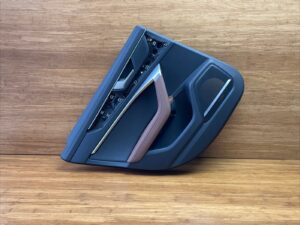 2020-2025 Audi A6 C8 Rear Left Interior Door Card Panel Brown Leather OEM Trim