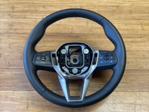 2023-2026 BMW X1 U11 Leather Sport Steering Wheel Black W/ Switches OEM