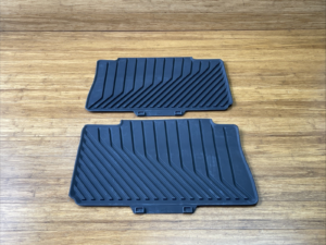2024-2025 Audi Q8 E-Tron Floor Mat Rubber Rear Left & Right Side Set of 2 OEM