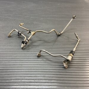 2009-2017 Audi Q7 4L 3.0L V6 Engine High Pressure Fuel Line Pipe Set of 2 OEM