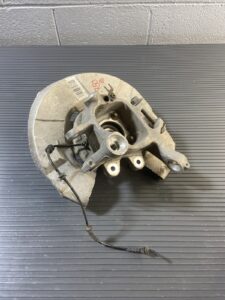 2009-2017 BMW 740Li F01 Rear Left Spindle Steering Knuckle OEM Hub Assembly