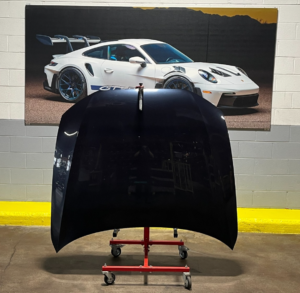 2012-2018 Audi A6 C7 Engine Hood Bonnet Shell Panel Front Blue LX5R OEM *NOTE*