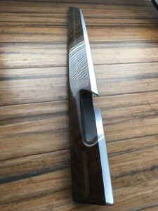 2013-2015 BMW F02 750Li 740Li Right Rear Door Wood Grain Trim Walnut Gloss OEM