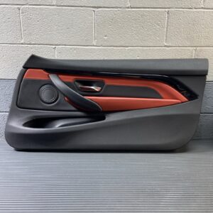 2014-2020 BMW M4 F83 Door Panel Sakhir Orange Leather Front Right OEM *NOTE*
