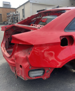 2015-2020 Audi S3 8V Sedan Quarter Panel Body Structure Cut Rear Right Red OEM