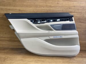 2016-2022 BMW 750 G12 G11 Rear Left Interior Door Panel Cover Trim OEM *NOTE*