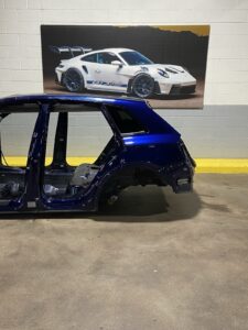 2018-2025 Audi Q5 80A Rear Left Quarter Panel Shell Fender Blue LX5H OEM