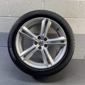 2019-2021 Volvo S90 T5 Double Spoke Silver Wheel Tire 8×18 ET42 OEM *NOTE*