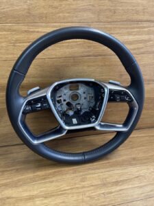 2019-2025 Audi A8 D5 Quattro Steering Wheel Leather Heated Controls OEM