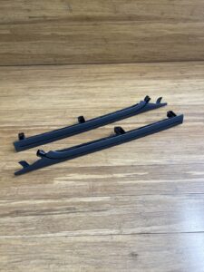 2019-2025 Audi A8 S8 D5 Black Glass Sunshade Bracket Left & Right Set of 2 OEM