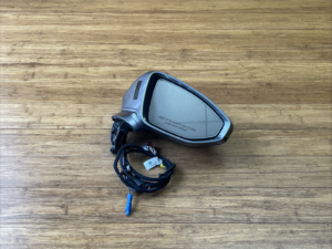 2019-2025 Audi A8L D5 Door Mirror W/ Spot Blind Camera Grey Front Right OEM NOTE
