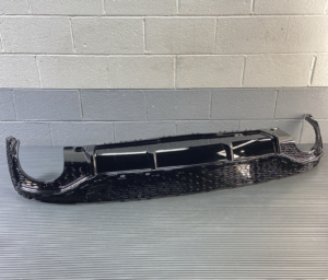 2020-2024 Audi RS Q8 4M Bumper Lower Valance Panel Spoiler Rear Black OEM *NOTE*