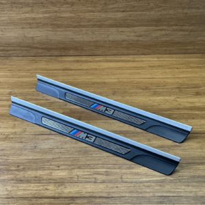 2000-2006 BMW M3 E46 Door Sill Step Trim Scuff Plate Right & Left Set OEM *NOTE*