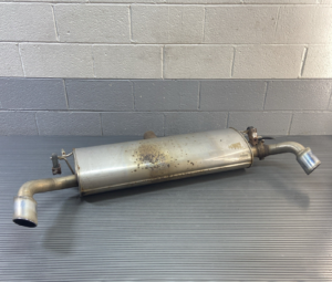 2011-2013 BMW X5 E70 LCI 3.0L N55 Exhaust Muffler Silencer Rear W/ Tips OEM