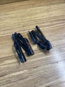 2011-2015 Audi R8 42 Rear Right & Left Engine Deck Lid Hood Hinge Set of 2 OEM