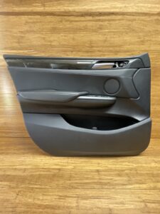 2011-2018 BMW X3 F25 Front Left Driver Interior Door Panel Trim Black OEM