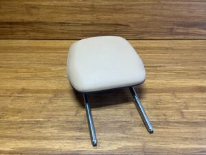 2011-2018 Porsche Cayenne 92A Headrest Seat Leather Beige Rear Left Side OEM