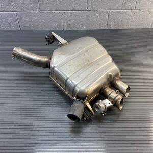 2013-2015 BMW 750i F01 F02 4.4L Rear Left Exhaust Muffler Silencer OEM
