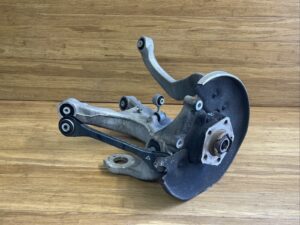 2015-2026 Porsche Macan Rear Left Spindle Knuckle Wheel Hub W/ Arms OEM