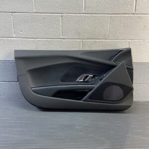2016-2024 Audi R8 4S Front Left Interior Door Trim Panel Leather Black OEM *NOTE