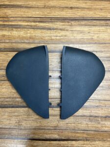 2017-2019 Audi Q7 4M Dashboard Right & Left Side End Cap Cover Trim OEM