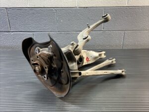 2017-2025 Audi Q7 4M Q8 Rear Left Spindle Knuckle Hub W/ Arms OEM 78k Miles