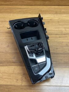 2020-2025 Audi A5 A4 B9 Center Console Shifter Bezel Trim Panel Black OEM