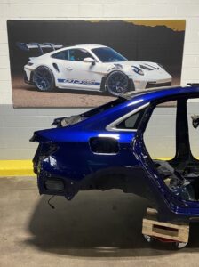 2022-2025 Audi S3 8Y Rear Right Quarter Panel Blue Body Trim OEM Genuine Part