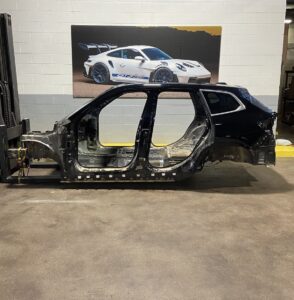 2023-2026 BMW X1 U11 Rear Left Quarter Panel Body Structural Cut Black OEM