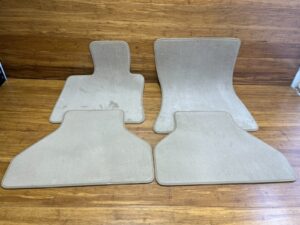 2007-2013 BMW X5 E70 Floor Mat Velour Beige Rear & Front Left & Right Side OEM