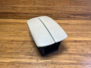 2007-2014 BMW X5 E70 Console Armrest Storage Compartment Front Center Beige OEM