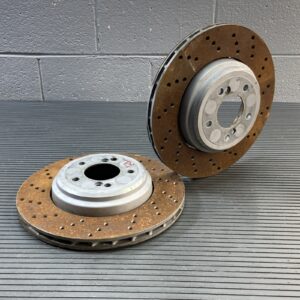 2008-2013 BMW M3 E92 Brake Rotor Rear Left & Right Side 100K Miles OEM