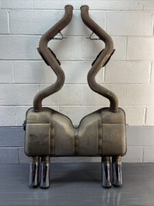 2008-2013 BMW M3 E92 Muffler Exhaust System Pipe Line w/ Tips 100K Miles OEM
