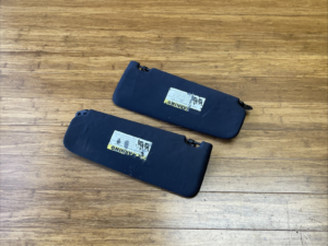 2008-2013 BMW M3 E92 RWD Sun Visor Black Front Left & Right Set Of 2 OEM