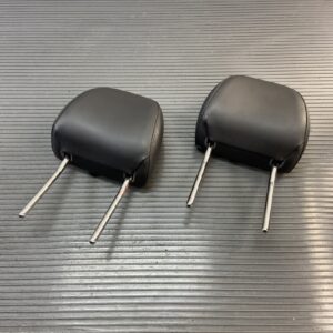 2009-2012 Audi Q5 8R Headrest Seat Black Leather Front Left & Right Side OEM