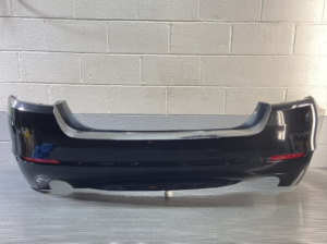 2011-2013 BMW 535xi F10 Bumper Cover Panel Rear Side Black Metallic OEM *NOTE*