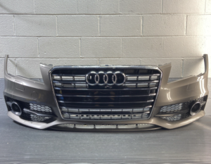 2012-2015 Audi A7 C7 Bumper Cover Assembly Front W/ Camera & PDC Gray OEM *NOTE*