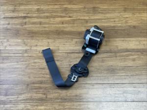 2013–2014 Mini Cooper Clubman R55 Front Right Upper Seatbelt Unit Black OEM