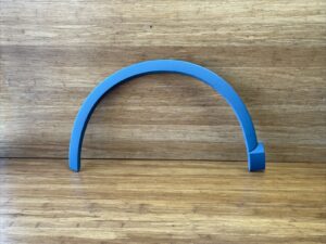 2015-2018 Audi Q3 8U Front Left Fender Arch Flare Wheel Molding Primed OEM