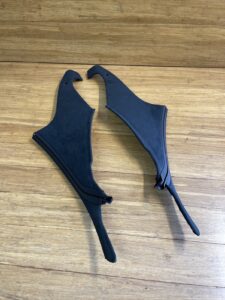 2015-2021 Mercedes S550 C217 Left & Right C-Pillar Trim Panel Alcantara OEM