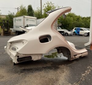 2015-2021 Mercedes S63 W205 Quarter Body Panel Structure Cut Rear Right OEM